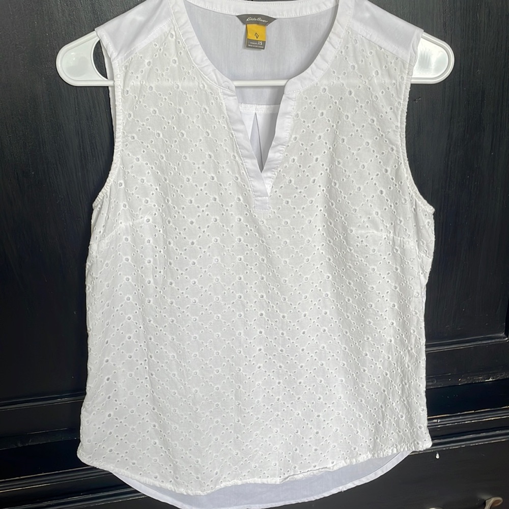 Eddie Bauer eyelet top